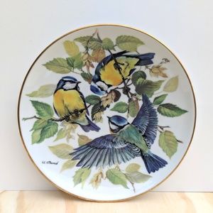 Vintage Bird Collectible Plate WWF Decorative